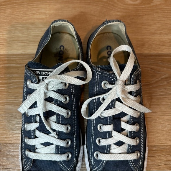 Converse Unisex All Star Chuck Taylor Navy Blue Sneakers - Picture 7 of 11